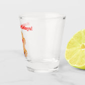 ジンジャーブレッドマンホリデイズクリスマス4城条 ショットグラス (右)