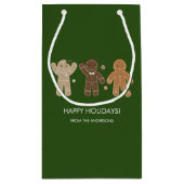 ジンジャーブレッドマンホリデイ抱き枕 スモールペーパーバッグ (裏面)