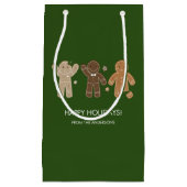 ジンジャーブレッドマンホリデイ抱き枕 スモールペーパーバッグ (正面)