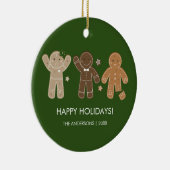 ジンジャーブレッドマンホリデーセラミックスオーナメント セラミックオーナメント (右)