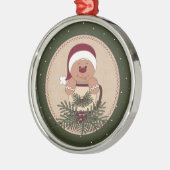 ジンジャーブレッドマンマグカップ配置 メタルオーナメント (左)