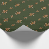 ジンジャーブレッドマンラップ紙 ラッピングペーパー (角)