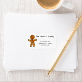 ジンジャーブレッドマン住所 シール (インサイチュ)