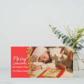 ジンジャーブレッドマン写真の挨拶 シーズンカード (スタンド正面)