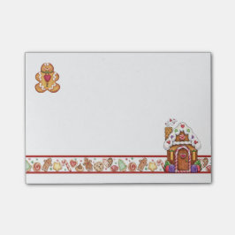 ジンジャーブレッドマン及びお菓子の家のポスト・イット ポストイット