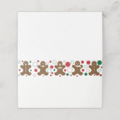 ジンジャーブレッドマン座席表 プレイスカード (外部開封)