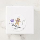 ジンジャーブレッドマン感謝していcookie フェイバータグ (インサイチュ)