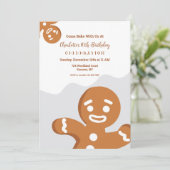 ジンジャーブレッドマン招待状 招待状 (スタンド正面)