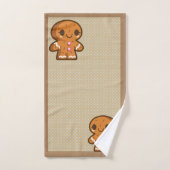 ジンジャーブレッドマン浴室タオルセット バスタオルセット (ハンドタオル)