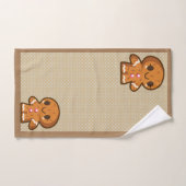 ジンジャーブレッドマン浴室タオルセット バスタオルセット (ハンドタオル)