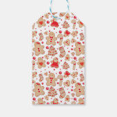 ジンジャーブレッドマン焼いたクー素朴クお洒落 ギフトタグ (裏面)