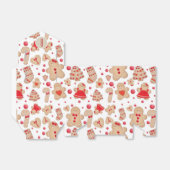 ジンジャーブレッドマン焼いたクー素朴クお洒落 フェイバーボックス (折り畳みなし)