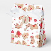 ジンジャーブレッドマン焼いたクー素朴クお洒落 フェイバーボックス (正面サイド)