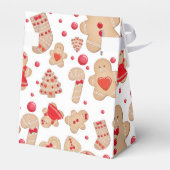 ジンジャーブレッドマン焼いたクー素朴クお洒落 フェイバーボックス (裏面サイド)