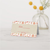 ジンジャーブレッドマン焼いたクー素朴クお洒落 プレイスカード (裏面)