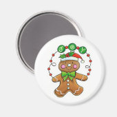 ジンジャーブレッドマン磁石 マグネット (正面/裏面)