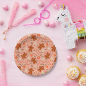 ジンジャーブレッドマン紙プレート ペーパープレート (パーティー)