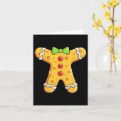 ジンジャーブレッドマン衣装 ハロウィン クリスマス 男の子 G カード (黄色い花)