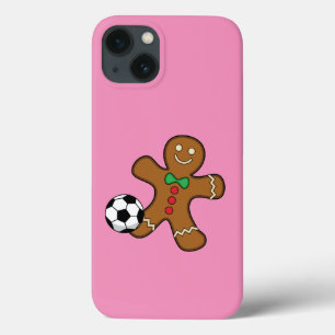 ジンジャーブレッドマン遊のサッカー iPhone 13ケース