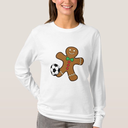 ジンジャーブレッドマン遊のサッカー Tシャツ (正面)
