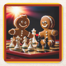 ジンジャーブレッドマン遊チェスは彼の妹と