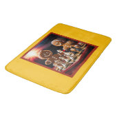 ジンジャーブレッドマン遊チェスは彼の妹と バスマット (アングル)