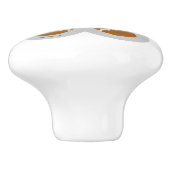 ジンジャーブレッドマン雪の天使を作る セラミックノブ (側面)