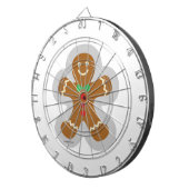 ジンジャーブレッドマン雪の天使を作る ダーツボード (正面右)