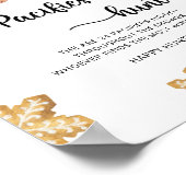 ジンジャーブレッドマン – おしゃぶり狩りベビーシャワーゲーム ポスター (角)