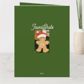 ジンジャーブレッドマン カード (裏面)