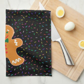 ジンジャーブレッドマン キッチンタオル (四つ折り)