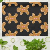 ジンジャーブレッドマン キッチンタオル (折り畳み)