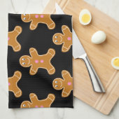 ジンジャーブレッドマン キッチンタオル (四つ折り)