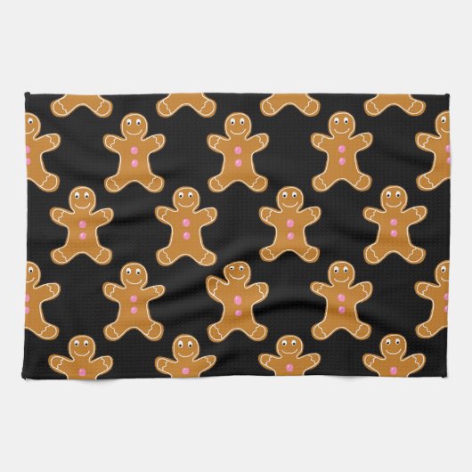 ジンジャーブレッドマン キッチンタオル (横)