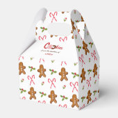 ジンジャーブレッドマン&キャンディーケーンホリデークッキー フェイバーボックス (裏面サイド)