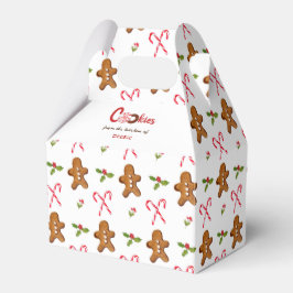 ジンジャーブレッドマン&キャンディーケーンホリデークッキー フェイバーボックス