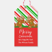 ジンジャーブレッドマン ギフトタグ (正面)