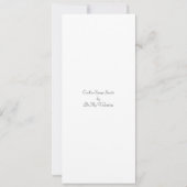 ジンジャーブレッドマン クッキー交換会 招待状 (裏面)