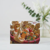 ジンジャーブレッドマン クッキー ポストカード (スタンド正面)