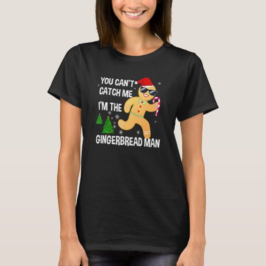 ジンジャーブレッドマン クリスマスパーティー Tシャツ (正面)