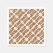 ジンジャーブレッドマン クリスマス クッキー ホリデー ベーキング スタンダードカクテルナプキン (正面)