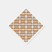 ジンジャーブレッドマン クリスマス クッキー ホリデー ベーキング スタンダードカクテルナプキン (角)