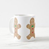 ジンジャーブレッドマン コーヒーマグカップ (正面左)