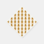 ジンジャーブレッドマン スタンダードカクテルナプキン (角)