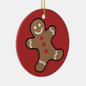 ジンジャーブレッドマン セラミックオーナメント (右)
