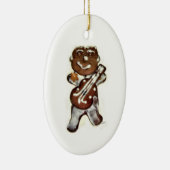 ジンジャーブレッドマン セラミックオーナメント (右)