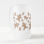 ジンジャーブレッドマン フロストグラスビールジョッキ (正面左)