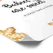 ジンジャーブレッドマン-ベビーは甘い ポスター (角)