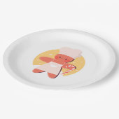 ジンジャーブレッドマン ペーパープレート (アングル)