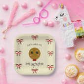 ジンジャーブレッドマン ペーパープレート (パーティー)